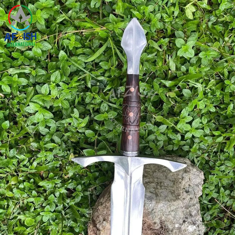 Medieval warrior sword D2 Steel Viking Sword Survival Hunter Sword