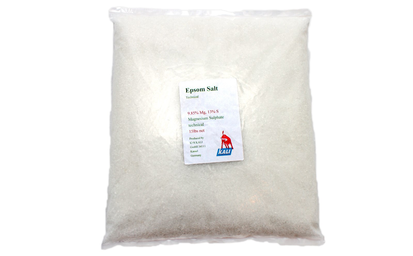 Epsom Salt Pure 15lb Bag