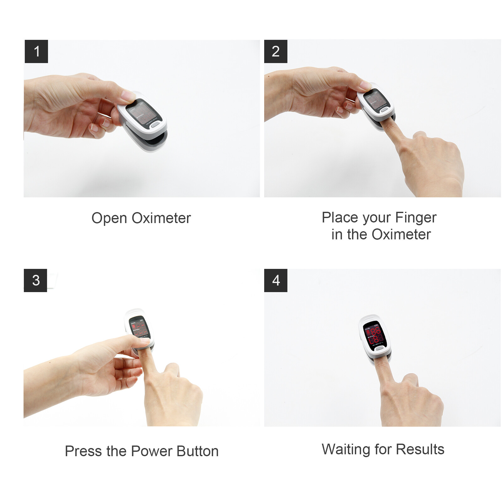 NEW Medical Fingertip Pulse Oximeter Blood Oxygen Saturation Monitor LED CMS50M