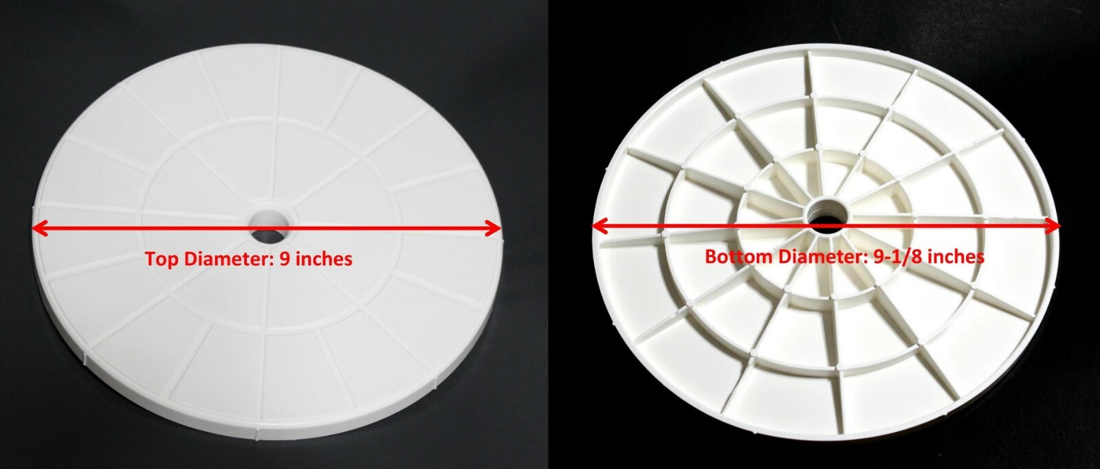 Pool Debris Deck Lid 9 1/8" Inch Skimmer Valve Lid White Replacement