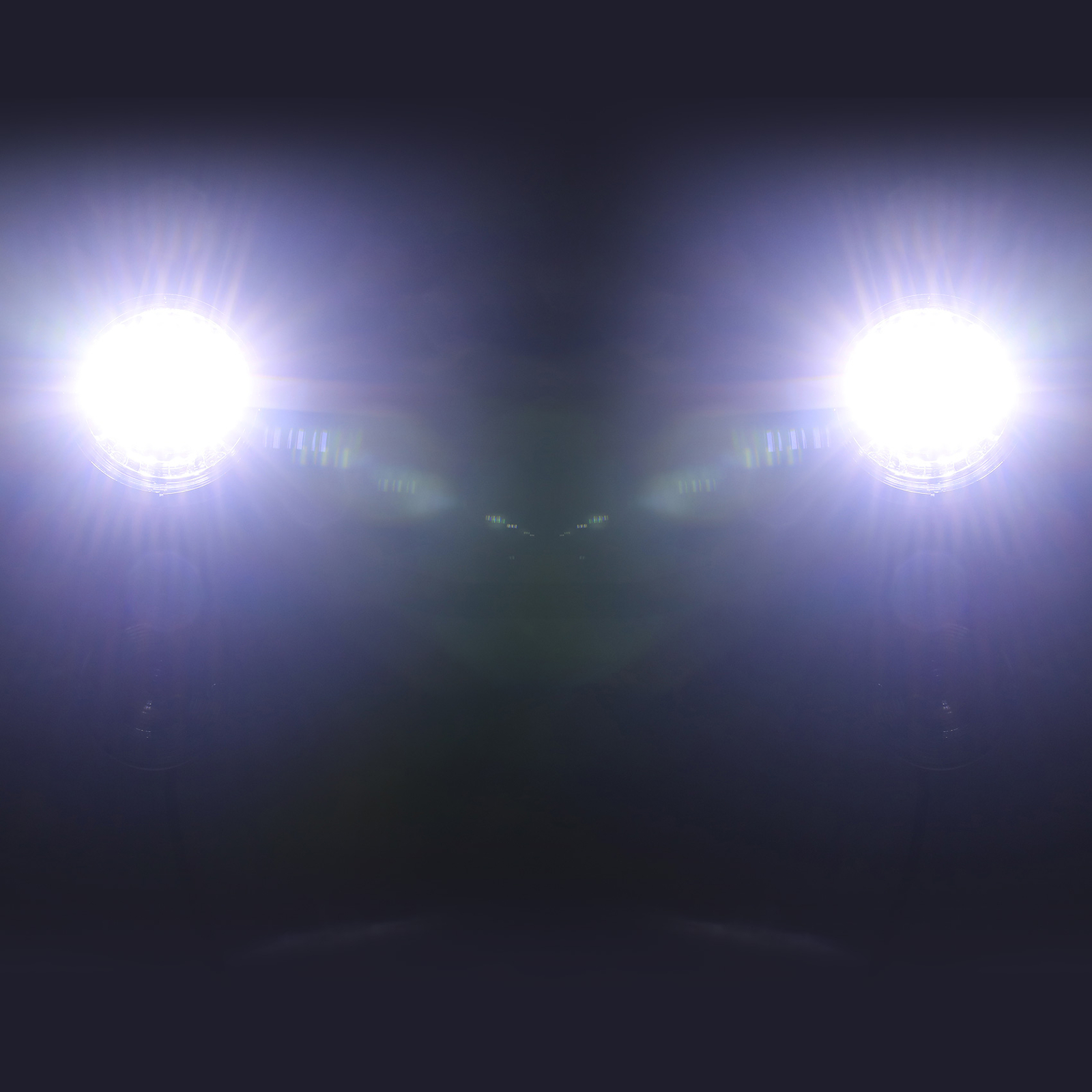 4.5" LED Passing Turn Signal Spot Light Bar Fit For Harley Road King FLHR 14-24