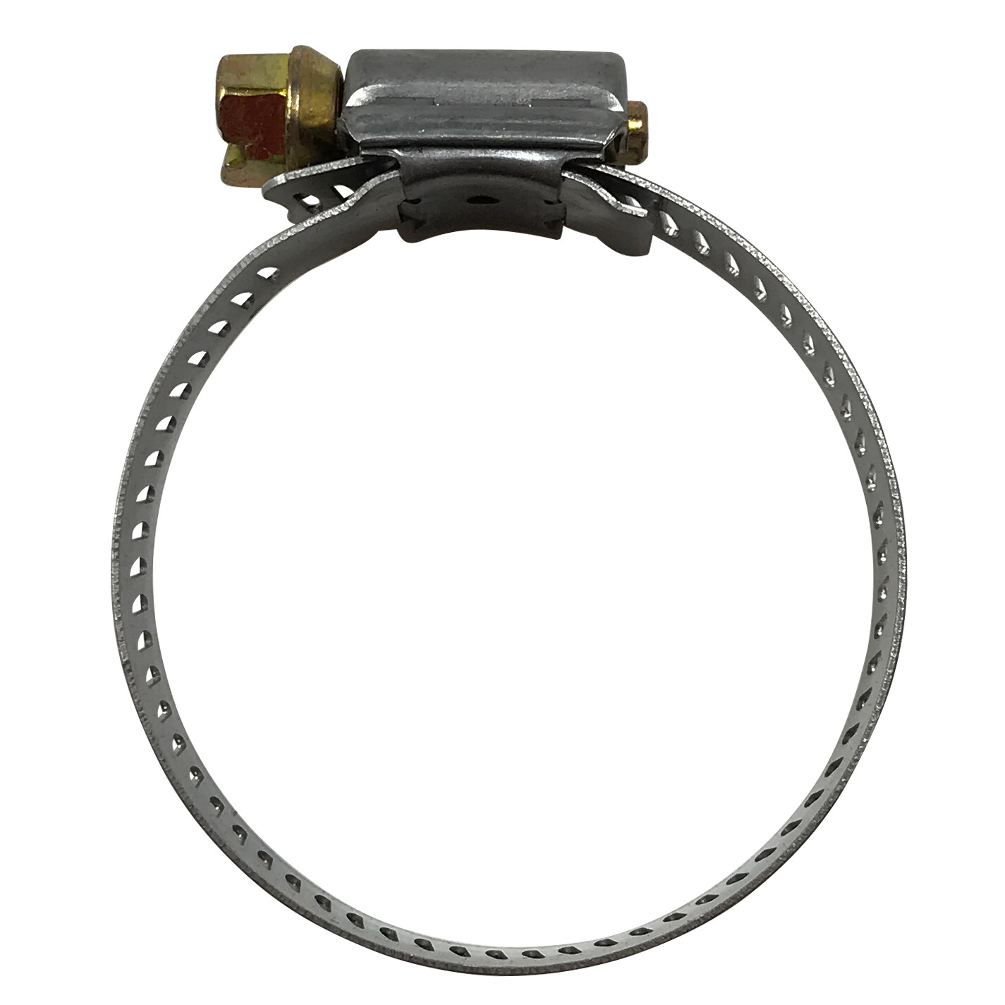 Box of 100 SAE #24 Stainless Steel 1-1/16 to 2 Worm Gear Hose Clamp 1/2 Band USA