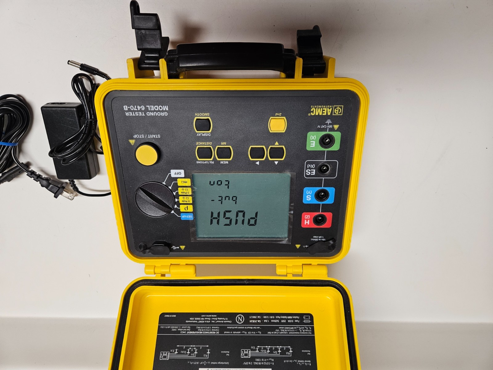 AEMC 6470-B Multi-Function Ground Resistance Tester