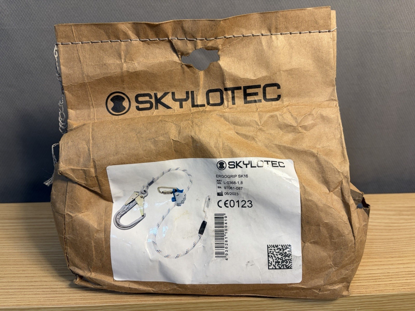 NEW SKYLOTEC Ergogrip SK16 2m w/ Alloy Hardware 16 Positions Rebar Hook NEW!