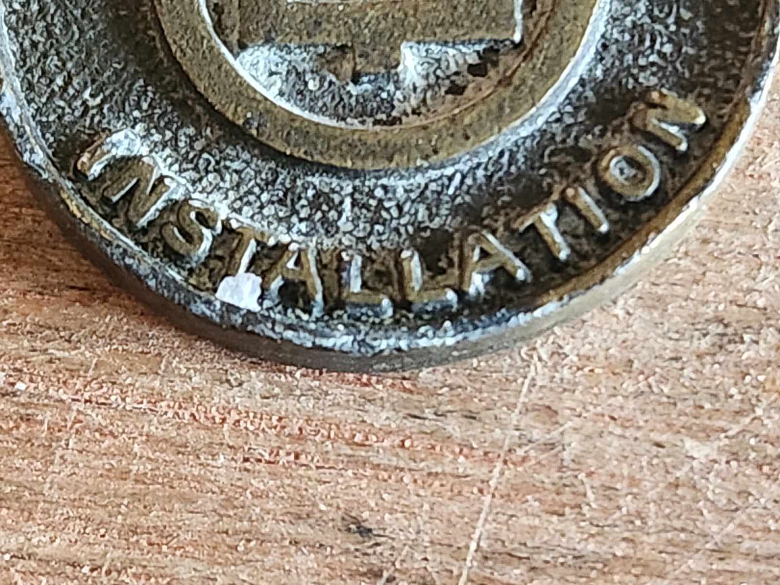 Western Electric Installation Medal FOB Pendant Employee Award Rough Vintage