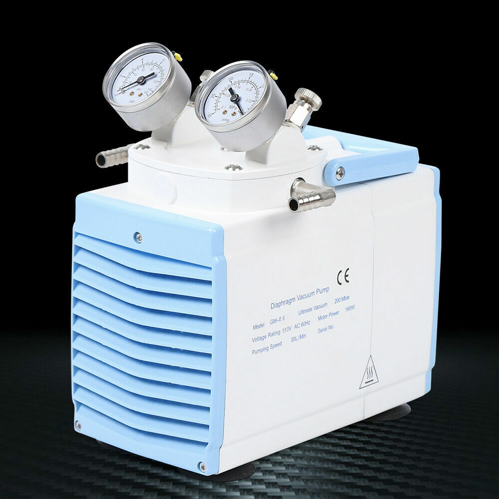 Portable Lab Oil Free Diaphragm Vacuum Pump Lab Vacuum Pump Adjustable 30L/min