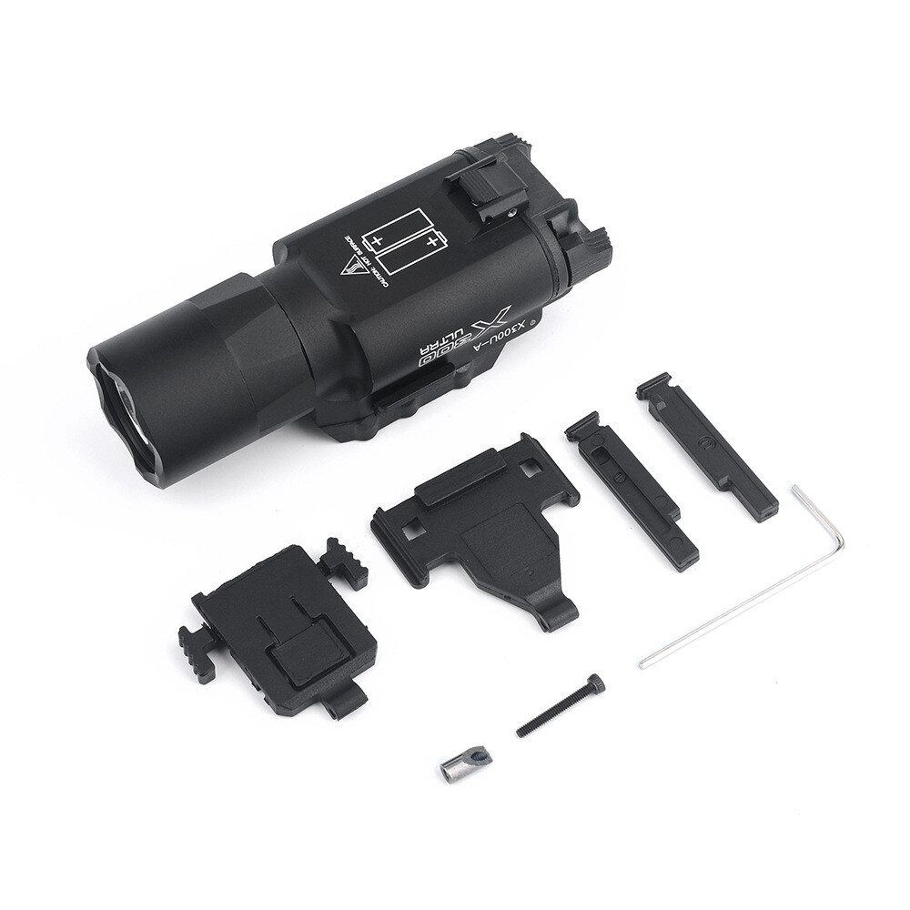 X300U 500LM LED Weapon Flashlight Gun 20mm Picatinny Rail Torch for rifle Pistol