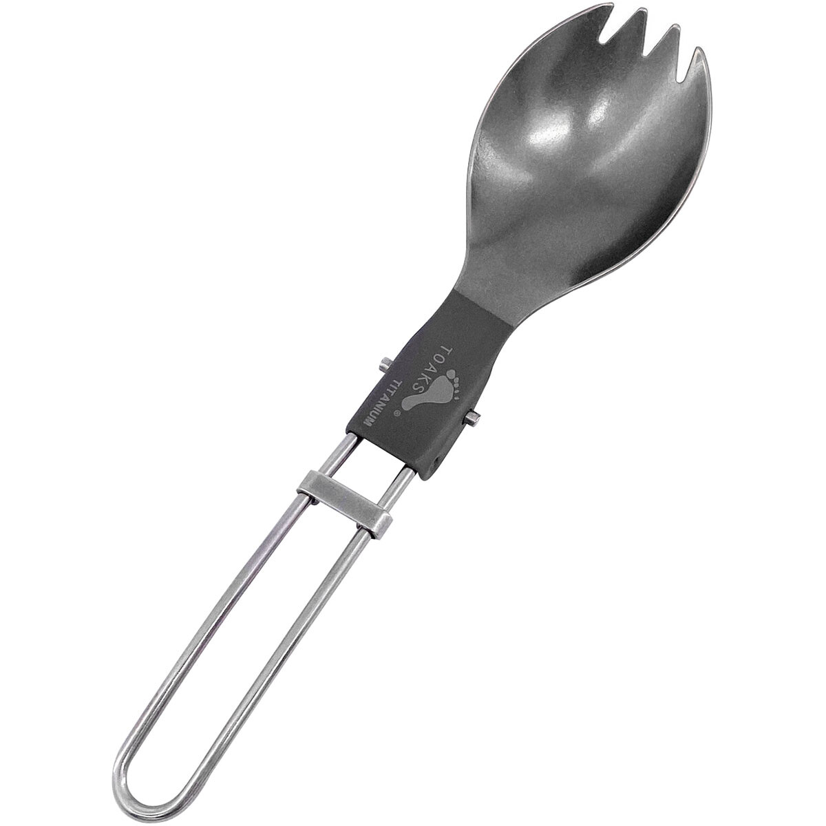 TOAKS SLV-16 Titanium Small Folding Spork for Camping
