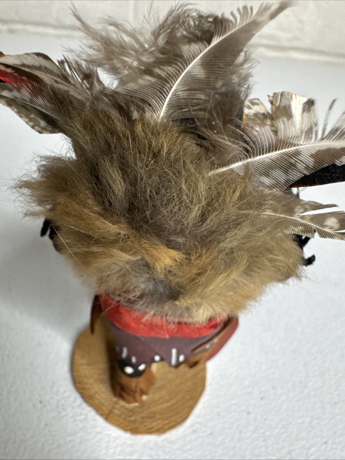 Vintage Navajo KATSINA Native American Indian Kachina Doll SNAKE RACER 4.5"H