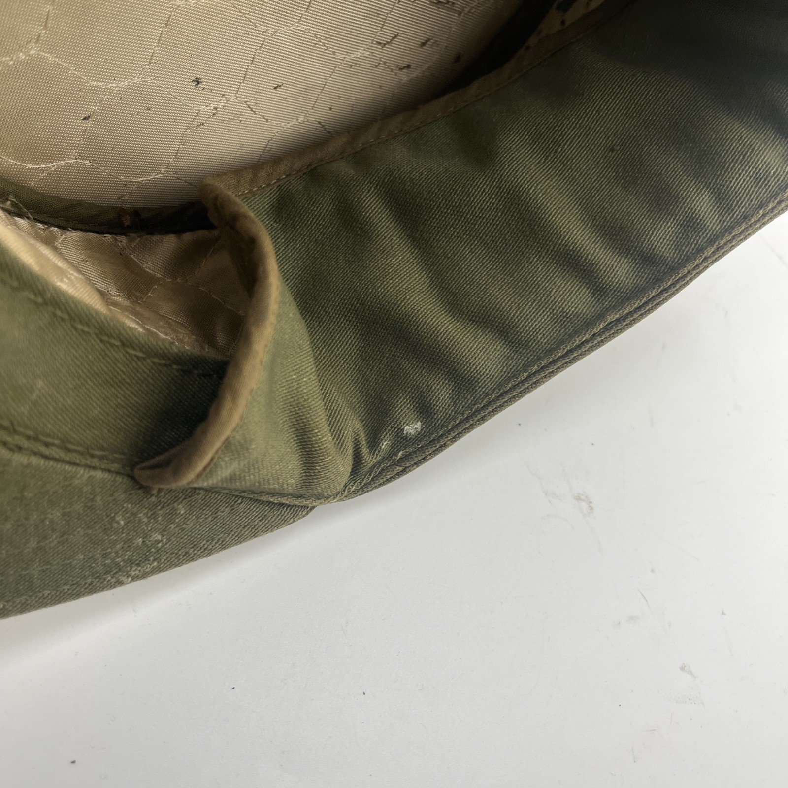 KOREAN WAR ERA 1950s US ARMY RIDGEWAY CAP - Rare Variant - Winter Version USAF