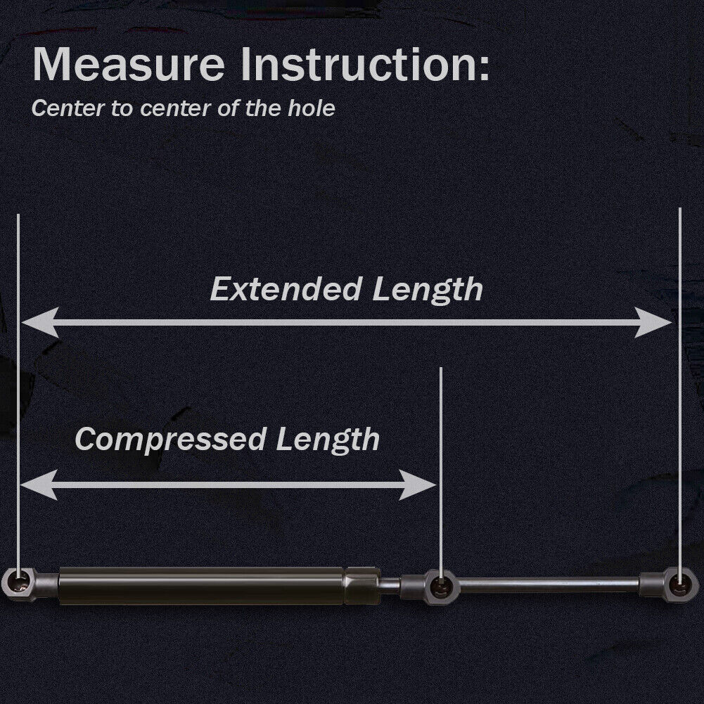 Qty2 Fits Dodge Charger 2006 - 2010 Trunk Lift Supports Gas Struts With Spoiler