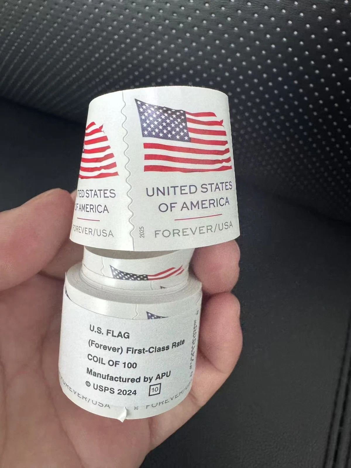 2025 1 ROLLS POSTAGE (100)US FOREVER STAMPS Flags USPS Collectible