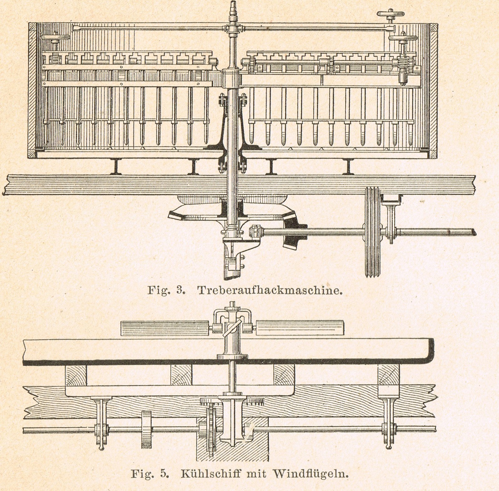 BEER BREWERY Vintage Technical Drawing 1886 Poster Print