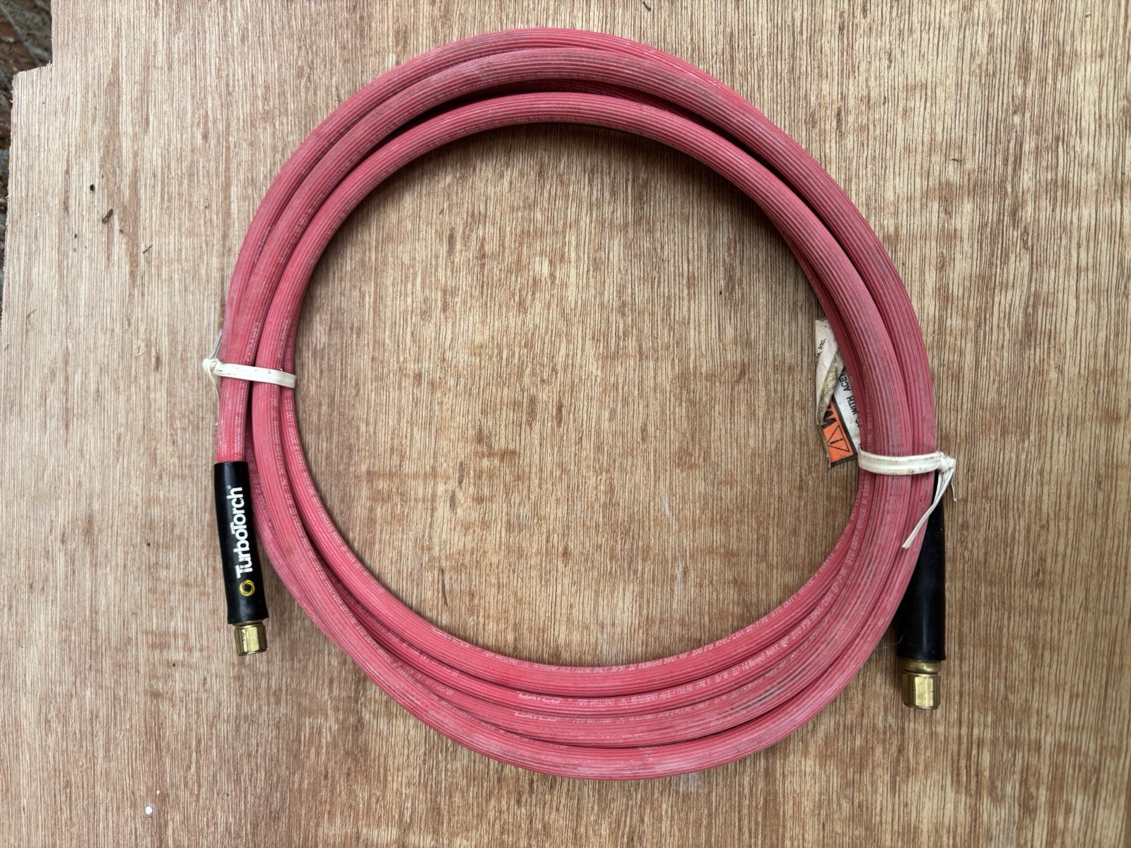 TurboTorch 1412-0080 H-12 acetylene Propane Hose 12 Ft Long