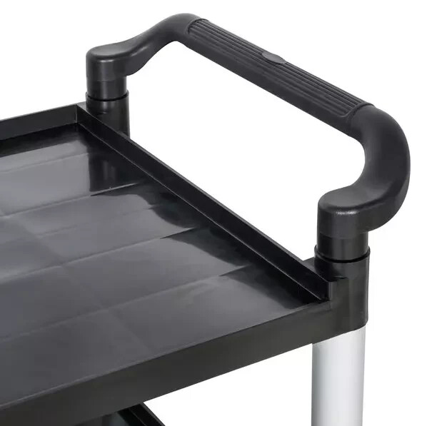 Commercial Kitchen Restaurant Utility Bussing Cart w/ Three Shelves 42" x 20"