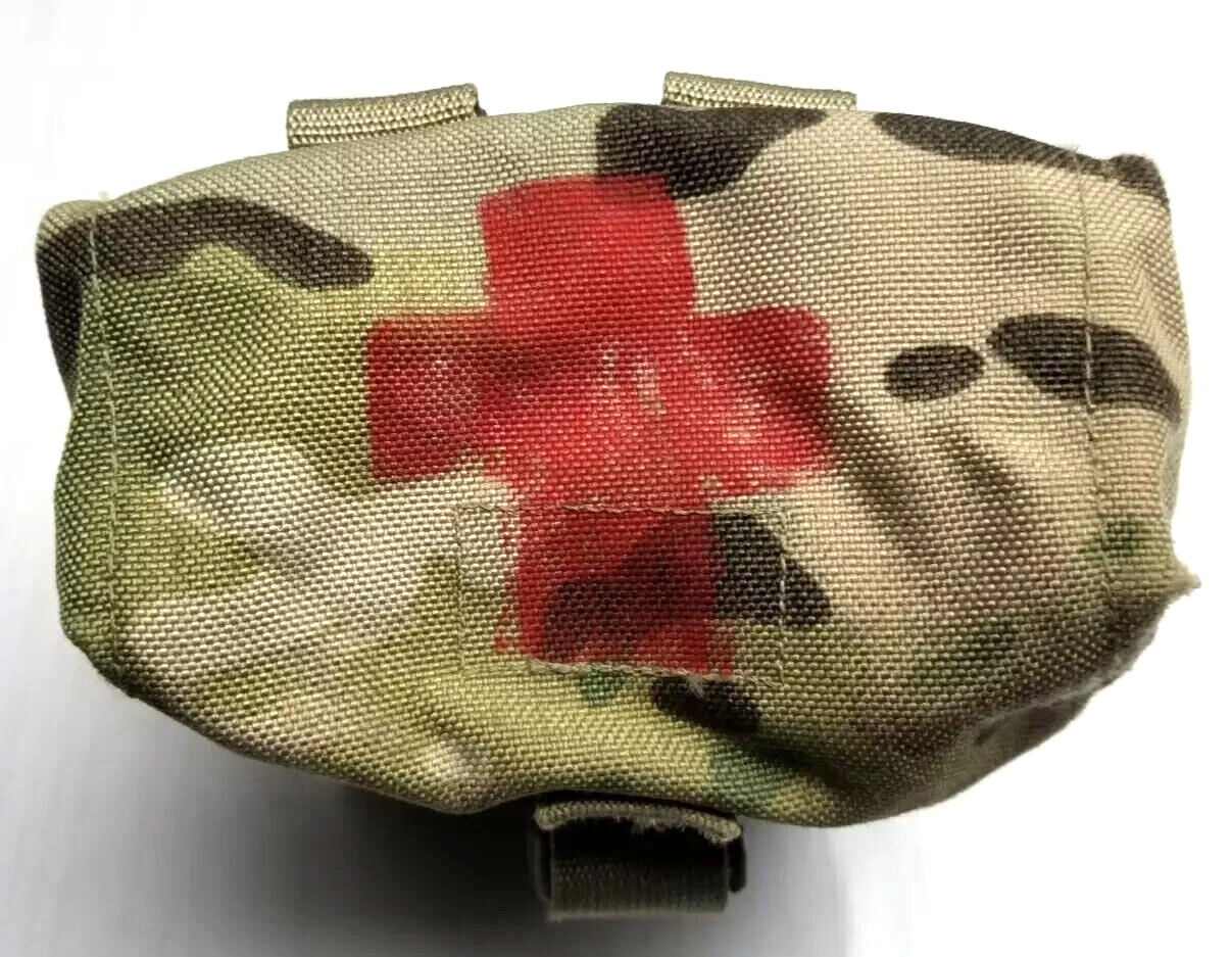 US Military Sekri OCP Multicam Molle IFAK Individual First Aid Kit Pouch GC USED