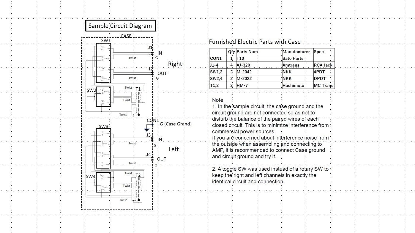 MC Step-up Transformer Unit with Hashimoto HM-3: for A Tec, Orto, Denon, Koetsu