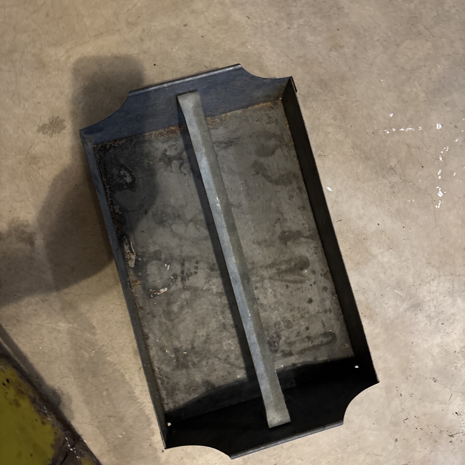 Vintage Royal Crown RC Cola Soda Metal Cooler. Yellow w/red Lettering.