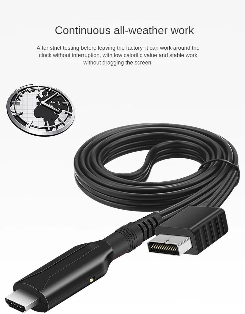 For Sony PS1 PS2 to HDMI Adapter Cable Game Console Audio Video Converter Lot