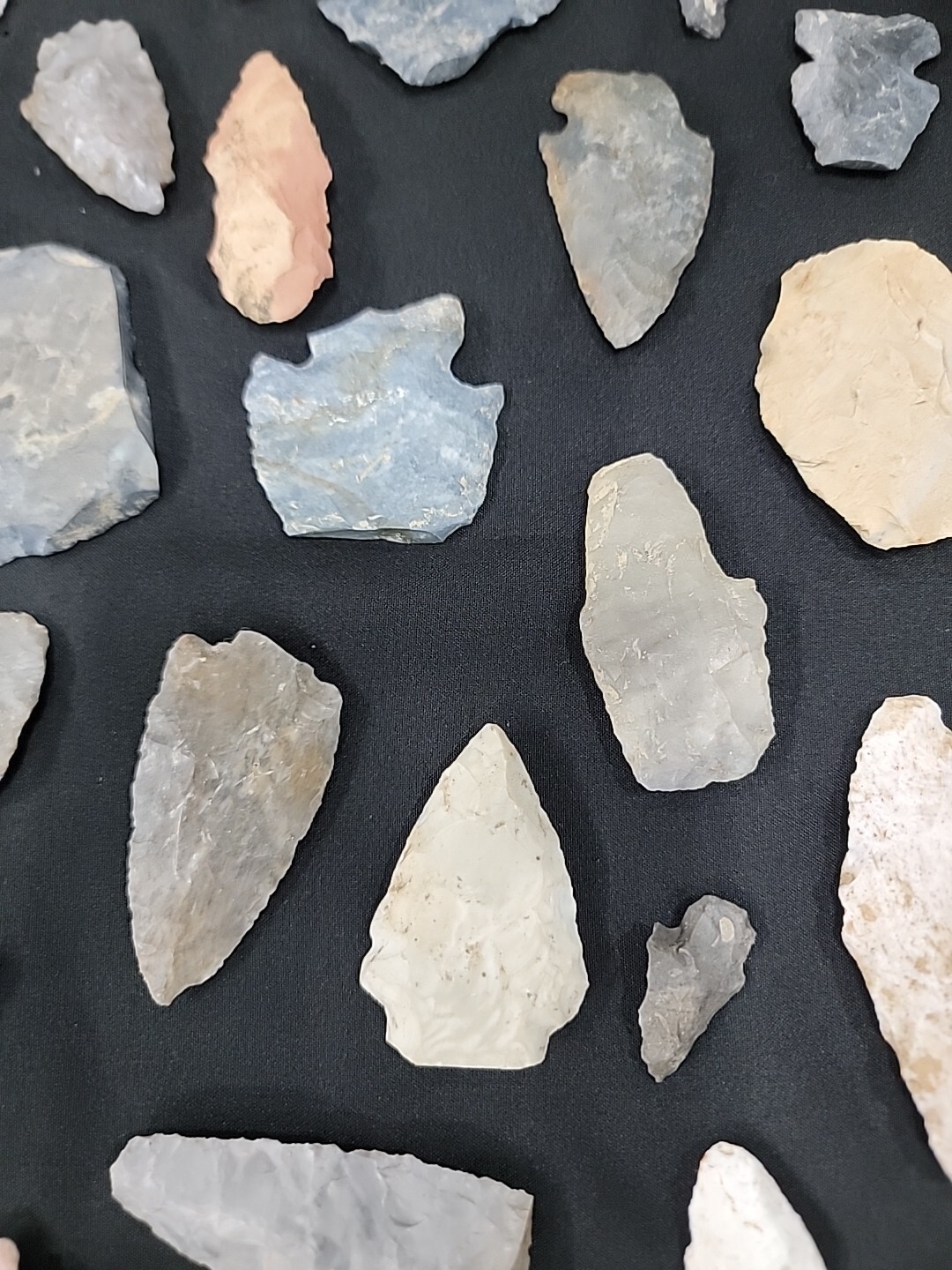 Indian Artifacts, Arrowheads, Rock drawing, Stone bowl, Ohio Collection.