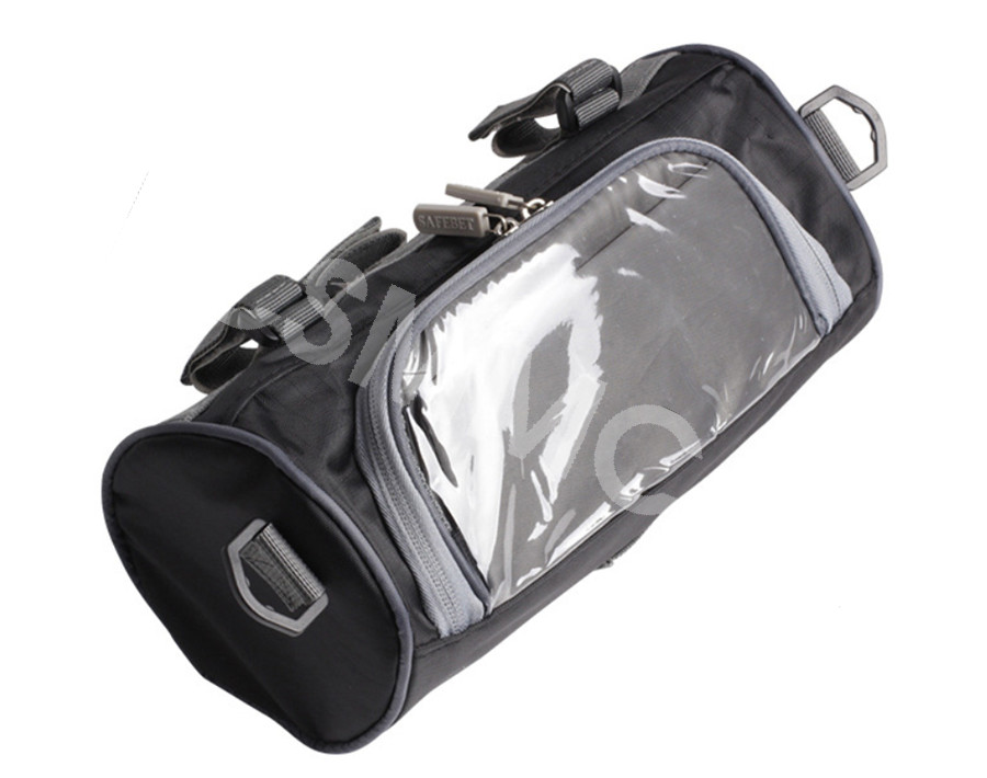 Motorcycle Handlebar Storage Bag Waterproof Front Fork Pouch Bag Capacity 2.5L