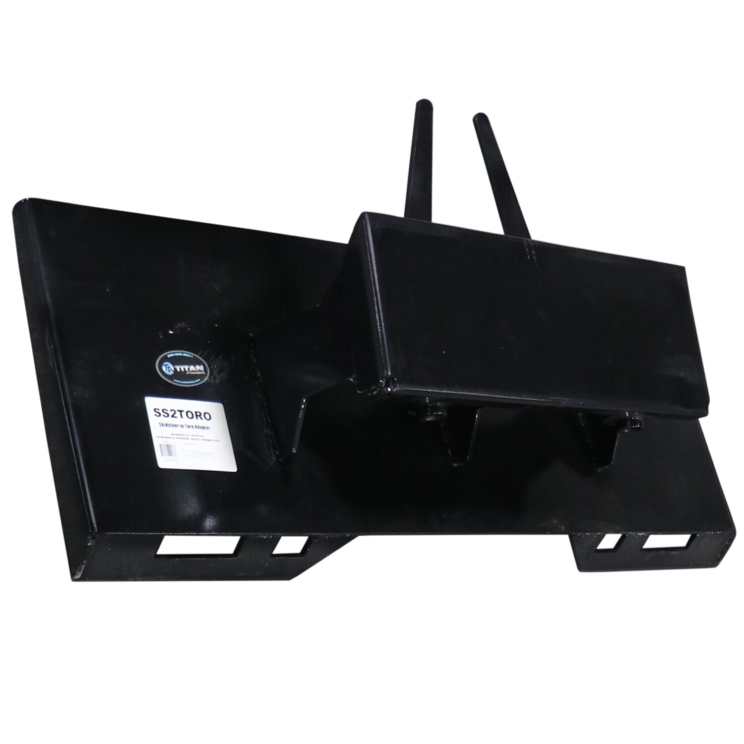 Titan Attachments Skid Steer Quick Tach Adapter, Full Size