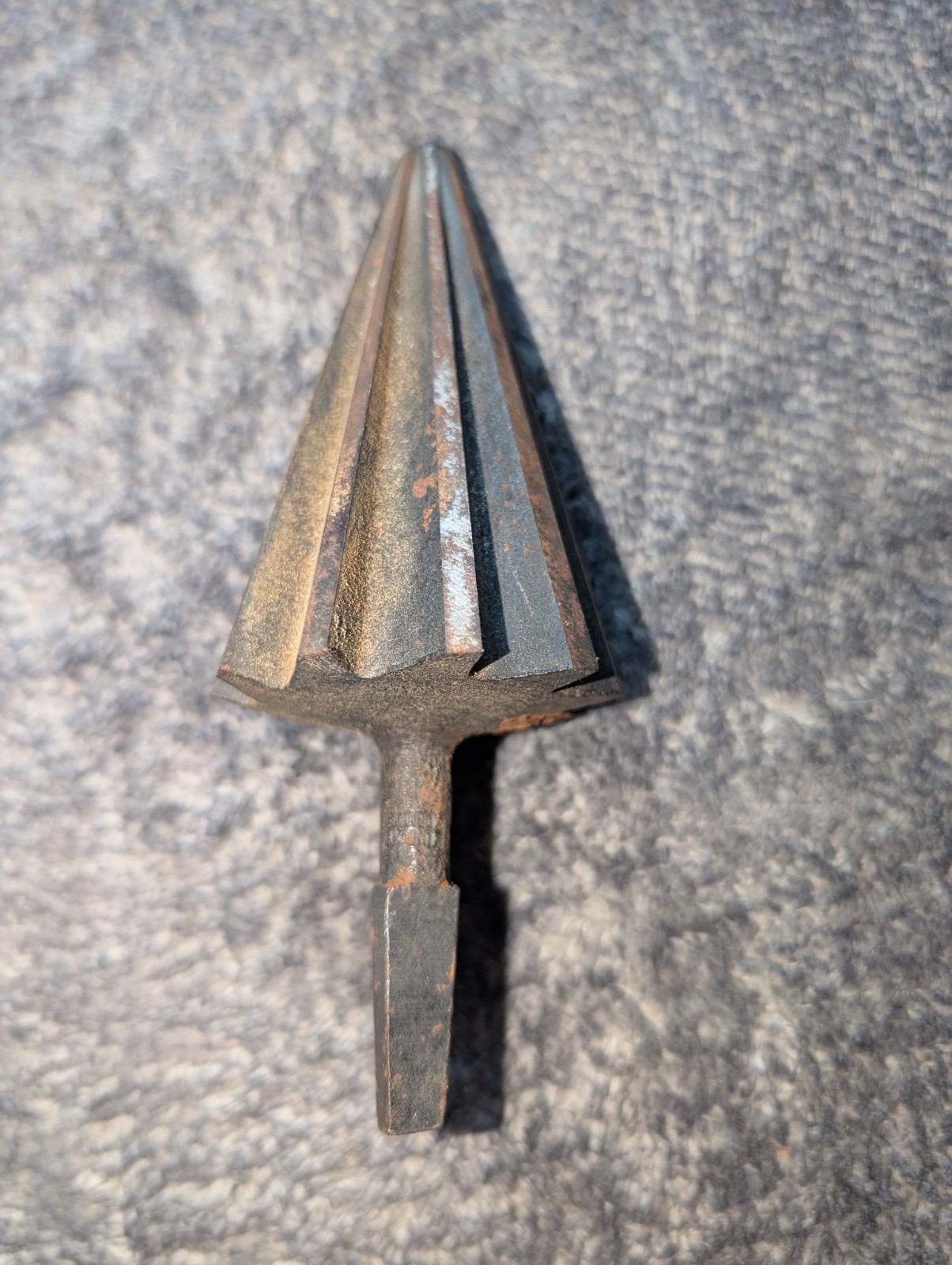 VTG Union Tools Pipe Burring Reamer 2 1/4" OD Spiral. 4 1/2" Length. USA Made.