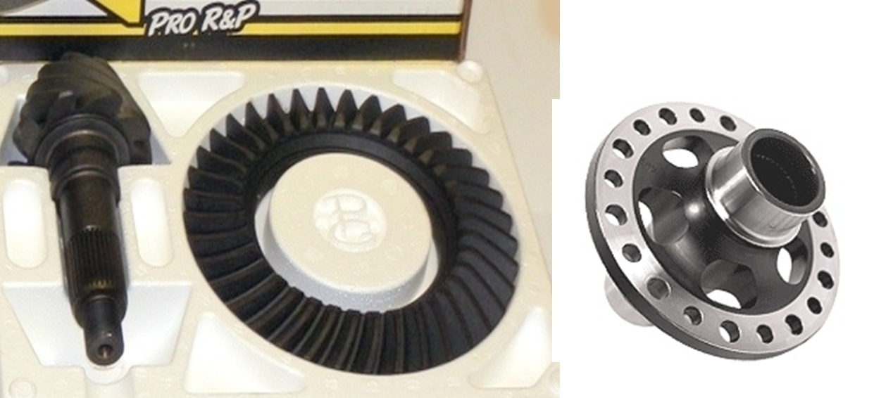9.5" Ford 40 spline spool  & 4.11 ratio 9310 PRO 35 spline Ring & Pinion Xtreme