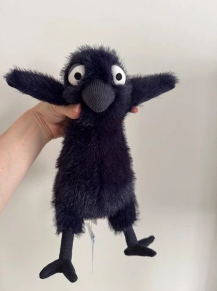 New Jellycat London Hocus Crow Bird Plush Stuffed Animal Halloween