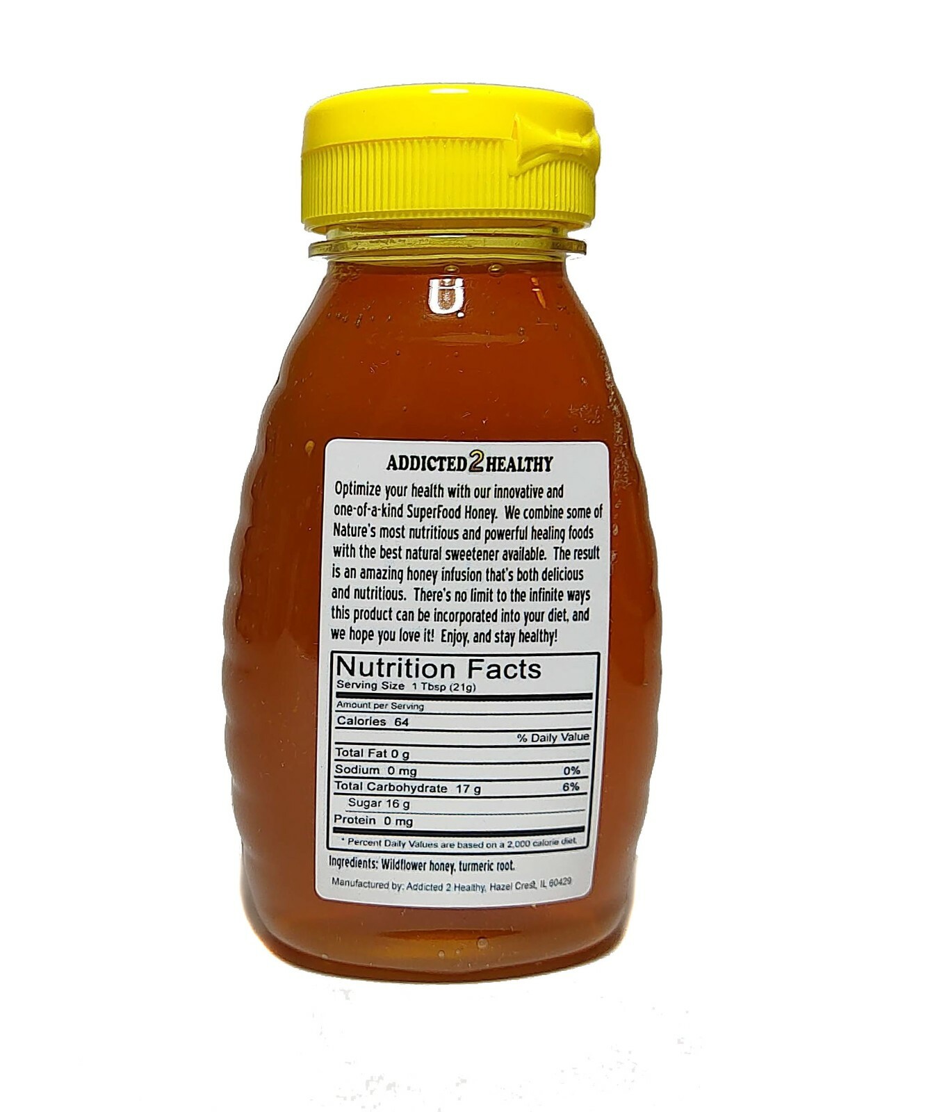 Turmeric Honey 9 oz. - Antioxidants + Anti-Inflammatory, Awesome and Unique