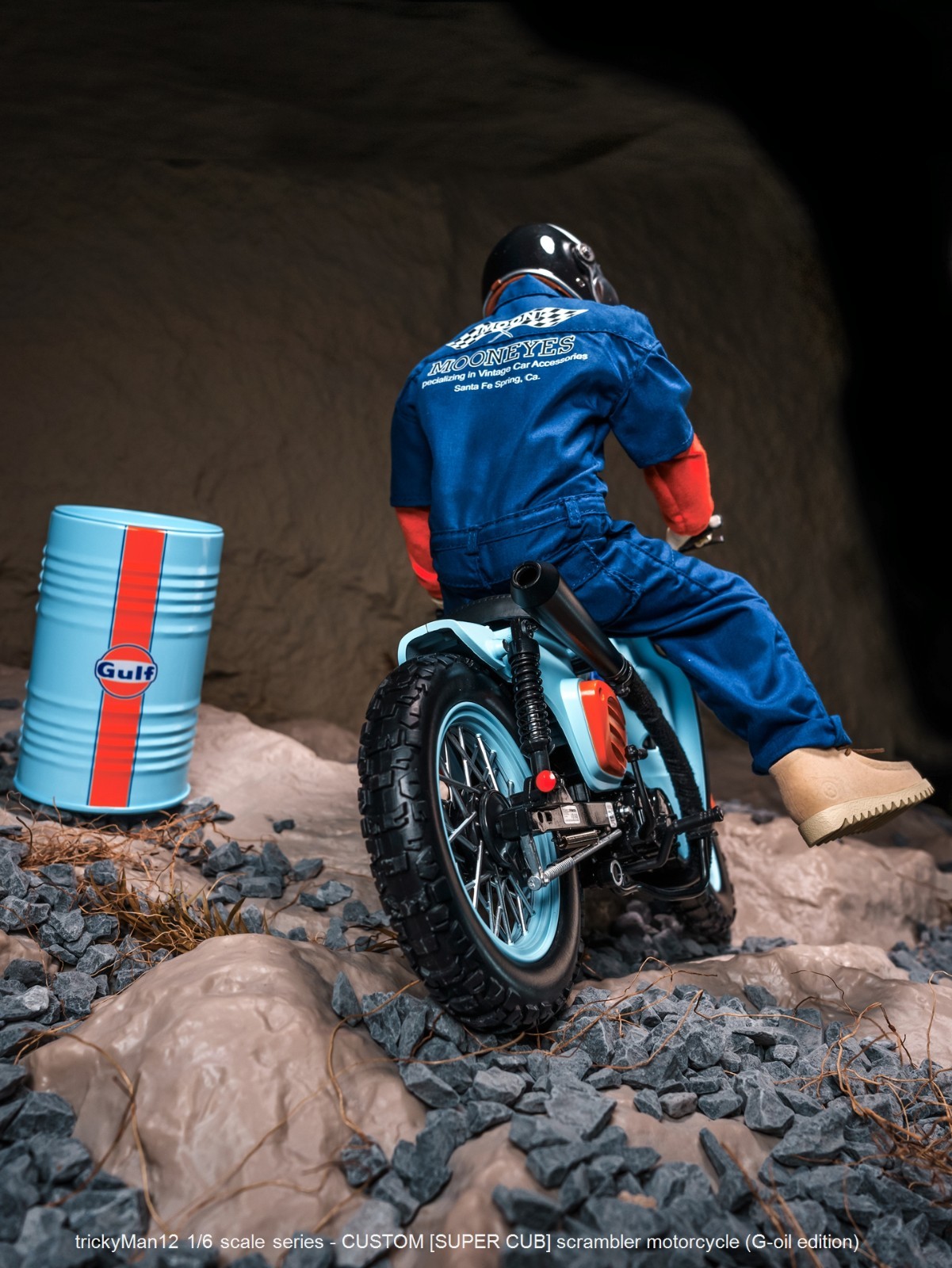 trickyMan12 1/6 [SUPER CUB] scrambler motorcycle CULF2