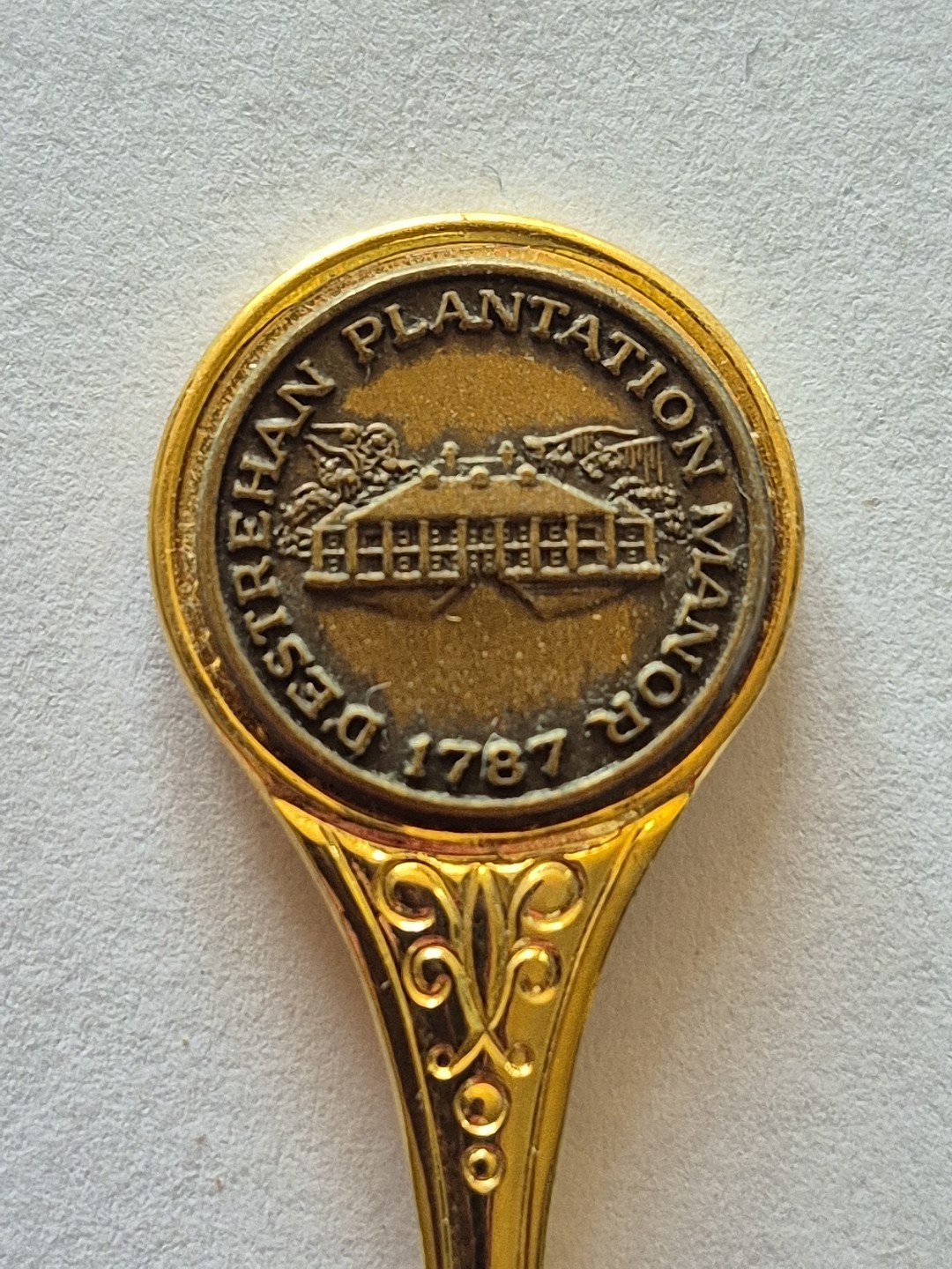 Destrehan Plantation Manor Vintage Souvenir  Spoon Collectible