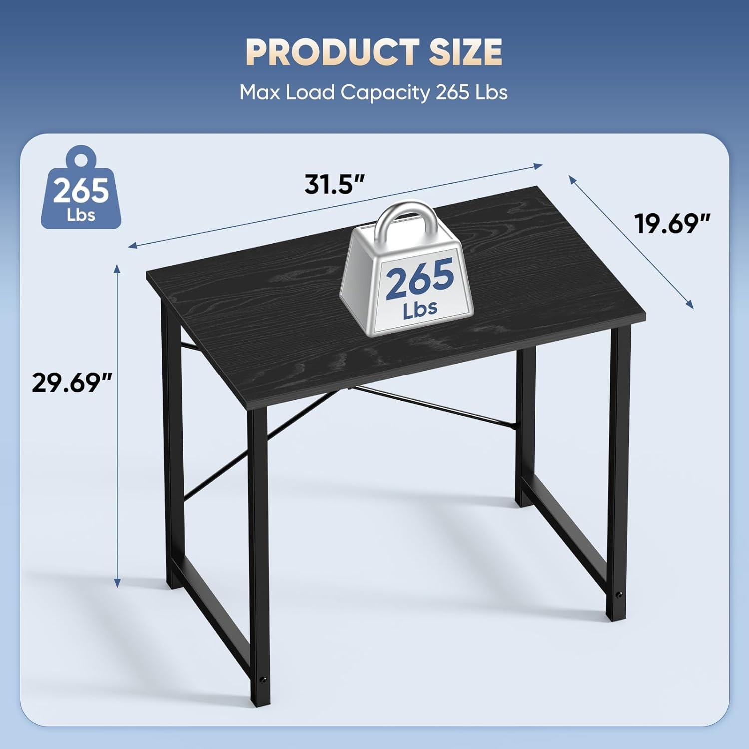 32 Inch Office Small Computer Desk Modern Simple Style Writing Study Work Table