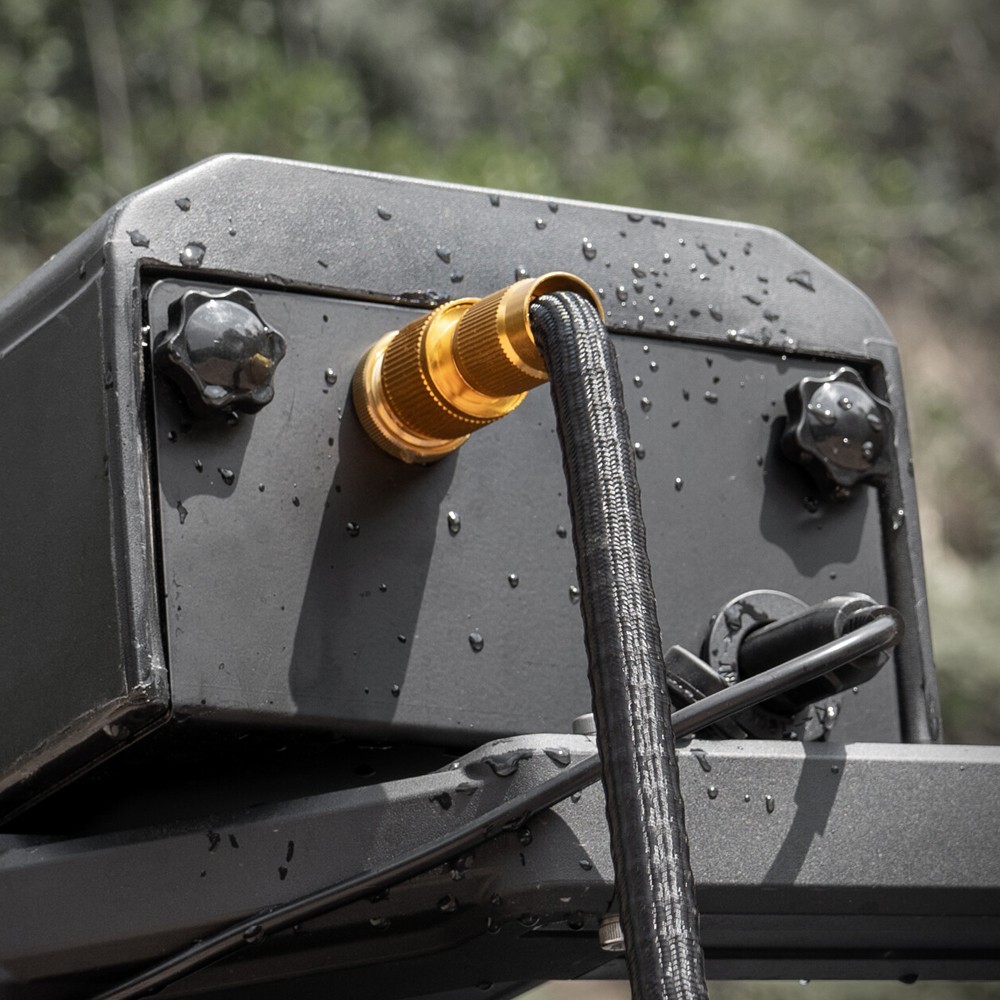 30L Pressurized Car Roof Water Storage Tank Mounted for Camping/Outdoor/Bathing