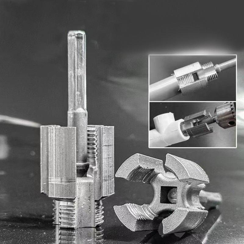 2pc Carbon Steel Threading Tool Kit for Water Pipes Installation Maintenance