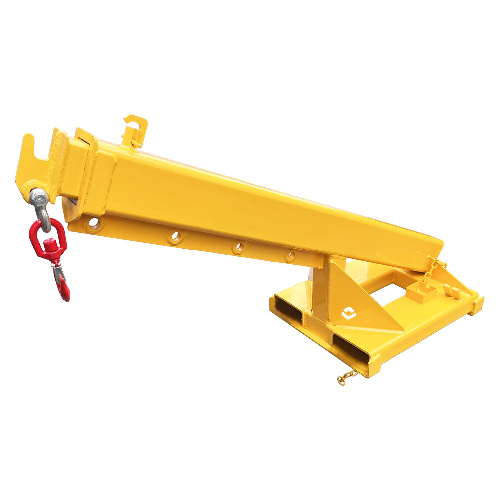 New Forklift Mobile Crane Forklift Crane Attachment 2T Lifting Hoist Jib Boom
