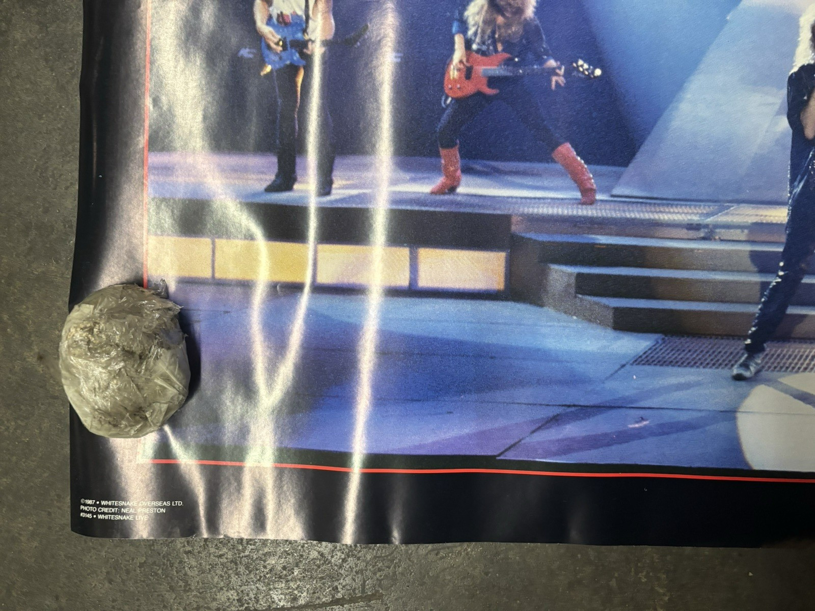 Whitesnake 1987 English Rock Poster Vintage C2821