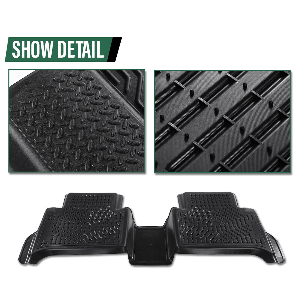Fit For 15-22 Chevy Colorado GMC Canyon All Weather Floor Mats TPE Liners