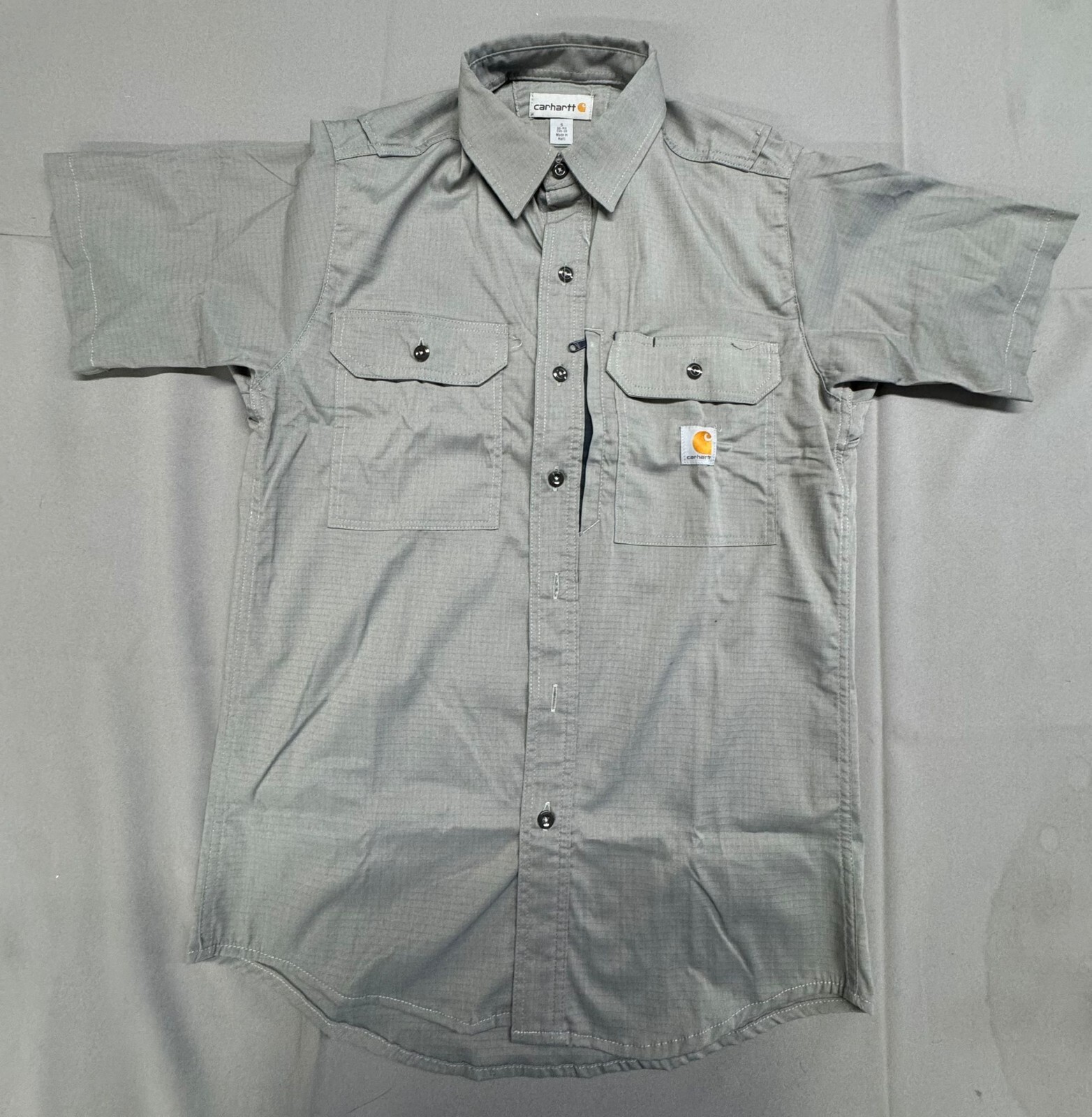 Carhartt Men's Short-Sleeve Button-Down Work Shirt New