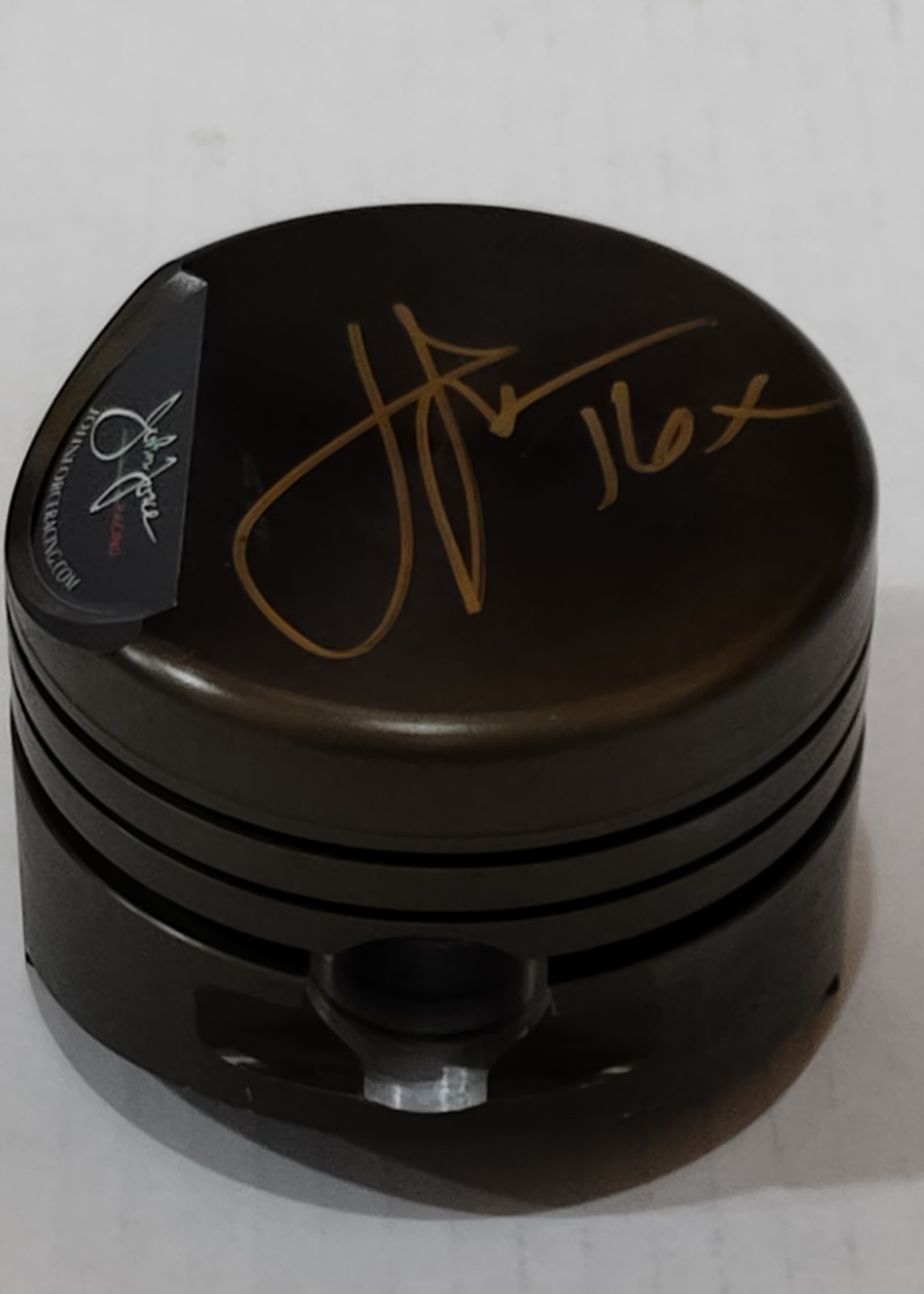 John Force Autographed Used Piston With COA