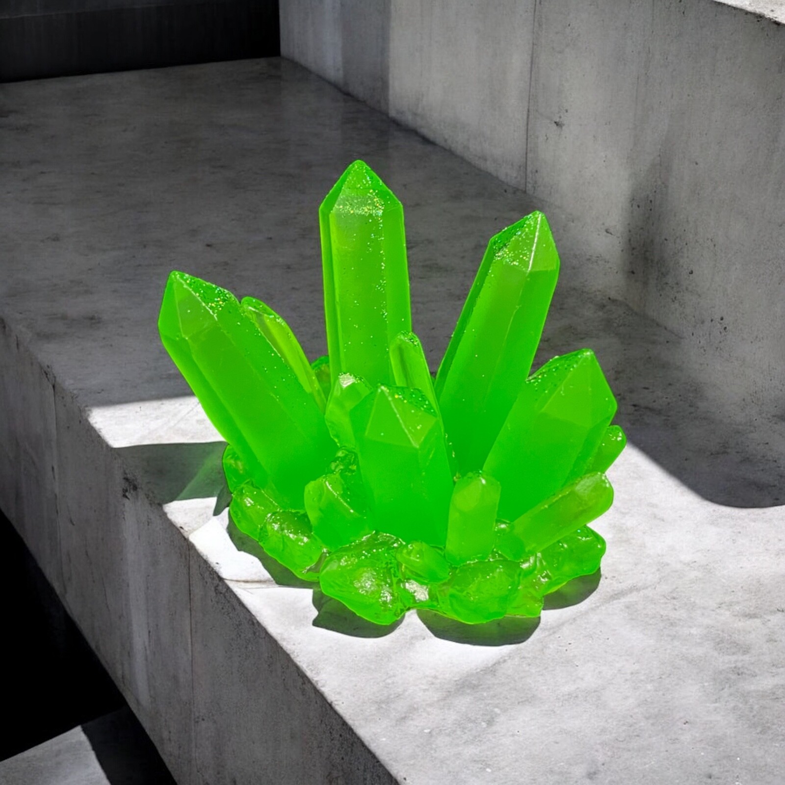 Kryptonite Crystal Resin Figurine