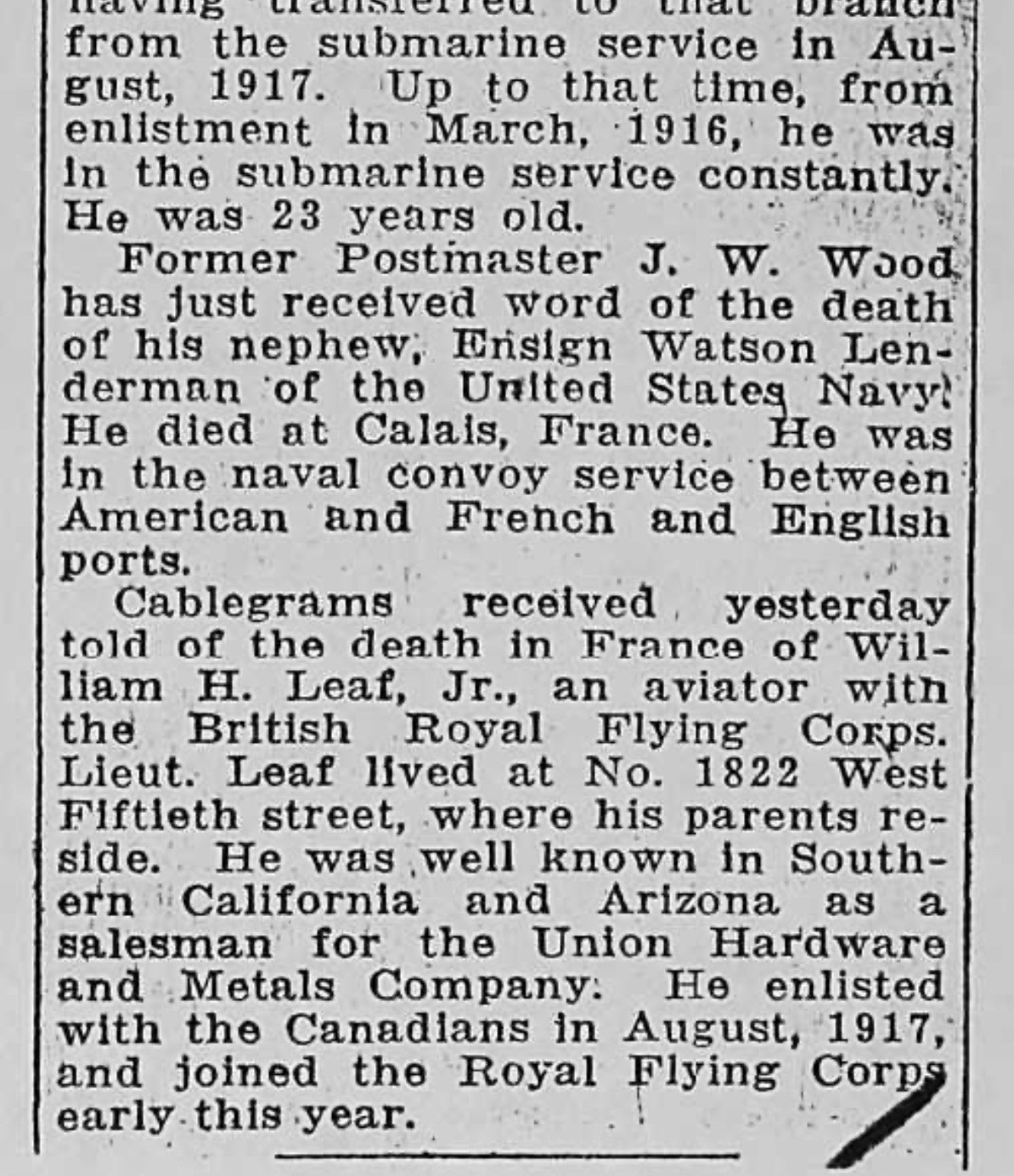 Amazing WW1 RAF Pilot KIA USA Volunteer Group,92nd Sq Killed On The Aerodome