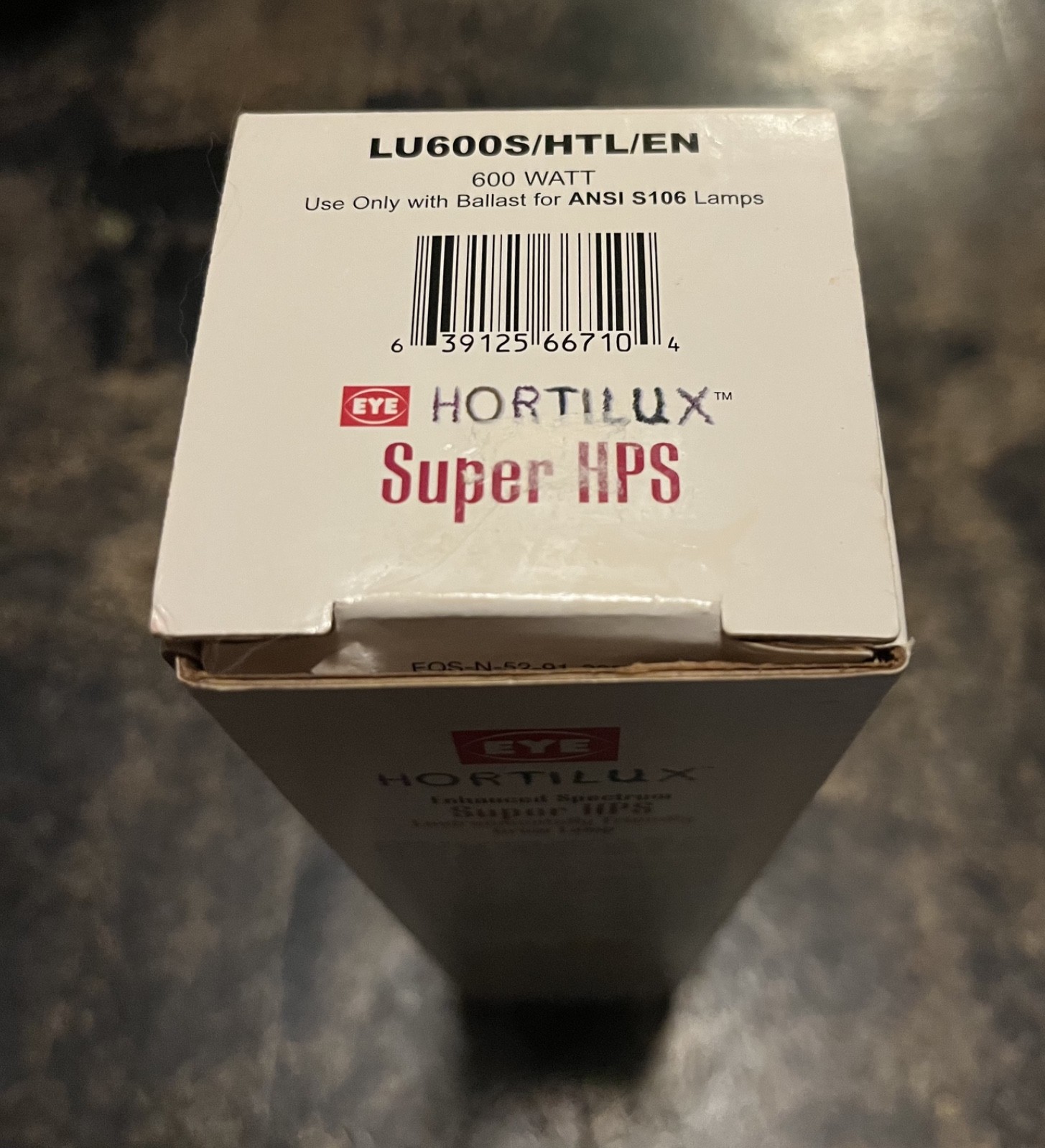 Eye Hortilux HX66710 Super HPS - High Pressure Sodium Grow Lamp, LU600S/HTL/EN