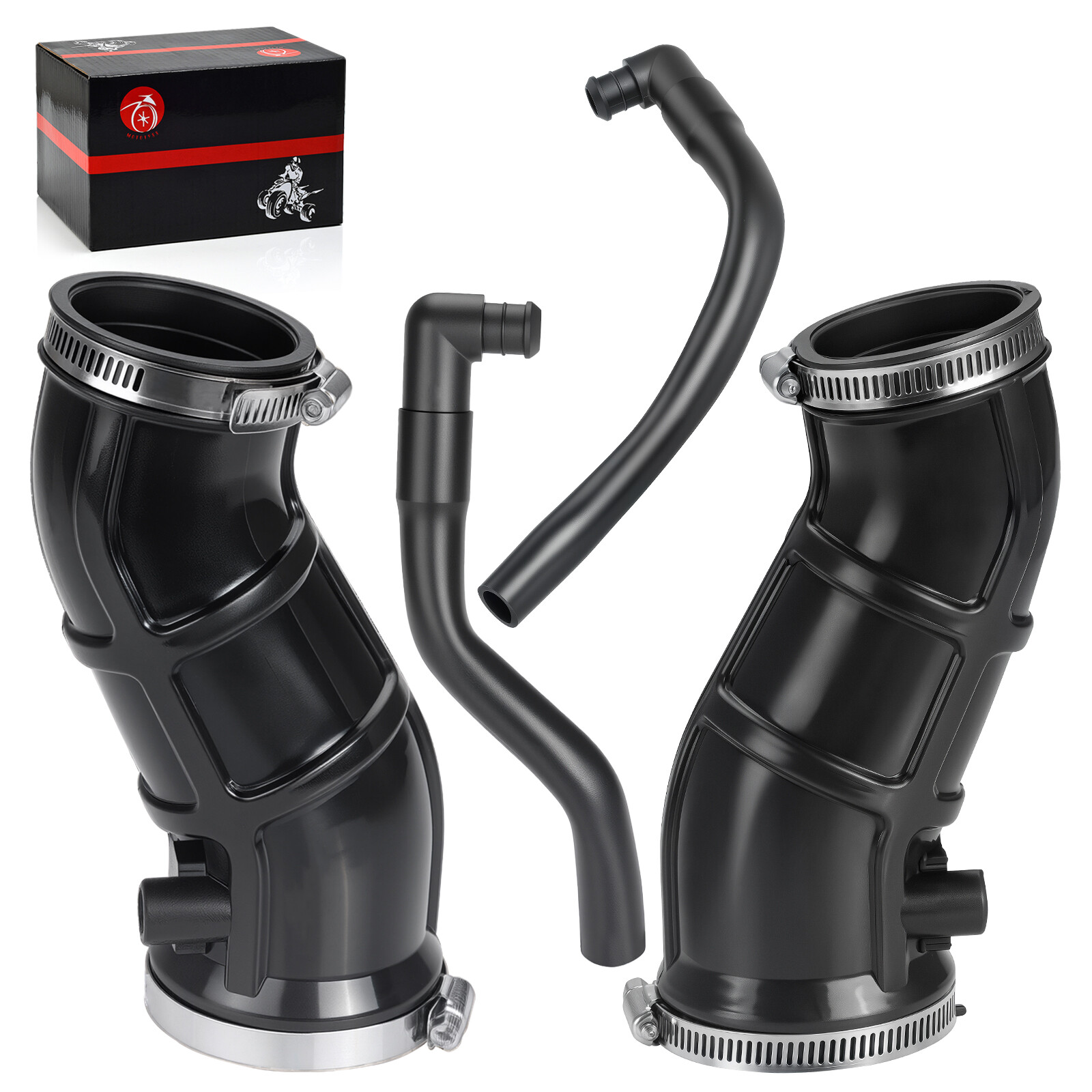 2001-2005 For Yamaha Raptor 660R YFM660R Airbox Manifold Snorkel Intake Tube L+R