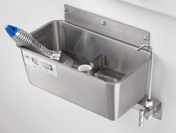 Kratos 32L-024 11" Ice Cream Dipper Well & Faucet Set