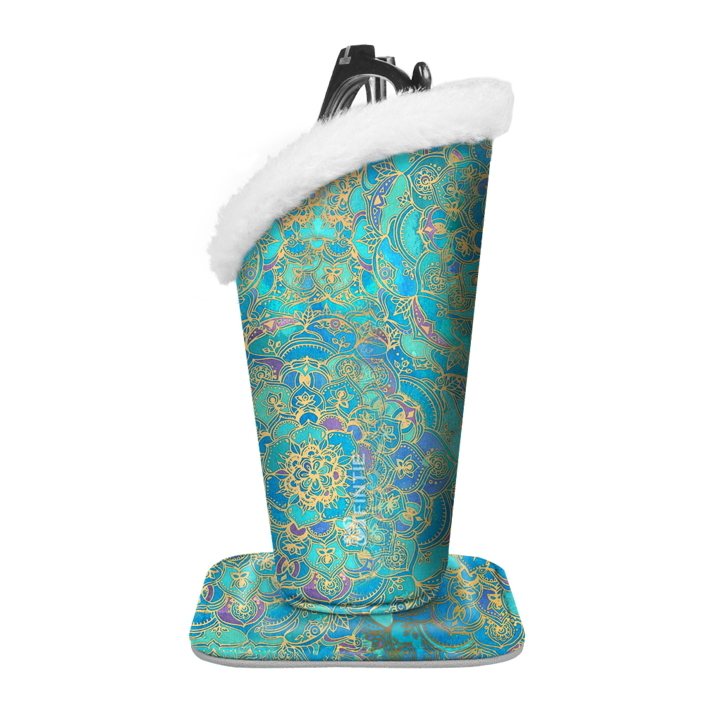 Plush Lined Eyeglasses Holder Eyeglass Protective Desk Stand Case Magnetic Base