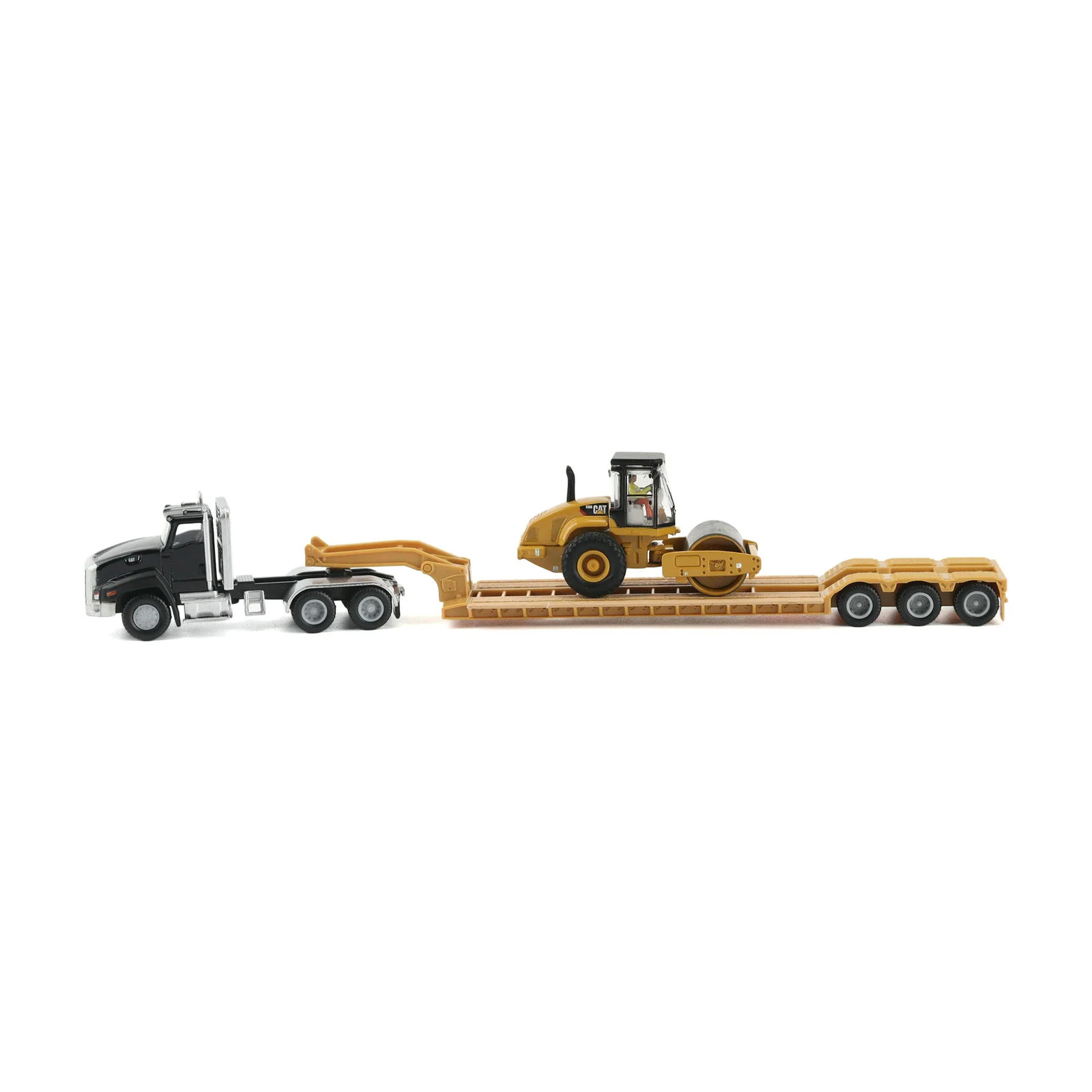 Caterpillar Cat CT660 With Lowboy With CS56 Roller 1:87 Scale Diecast 84425