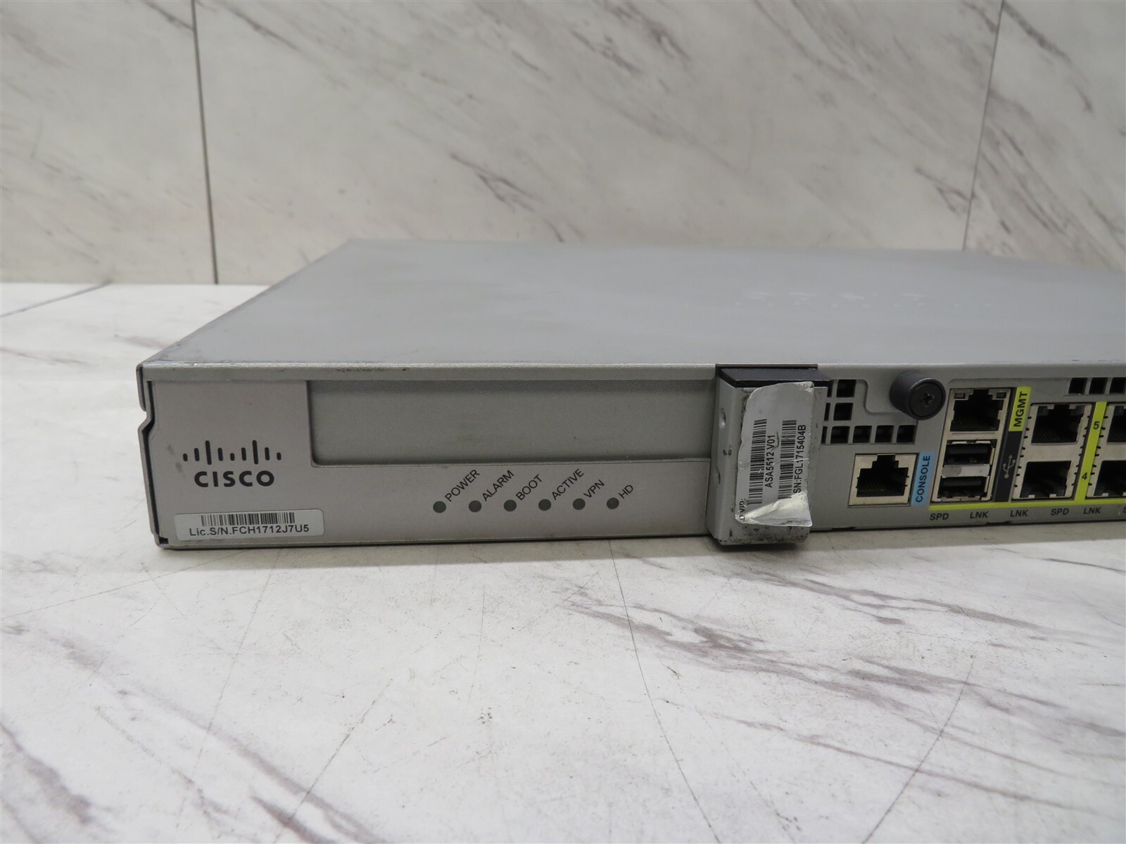 Genuine Cisco ASA 5512-X Firewall Security Appliance w/ Power Cord