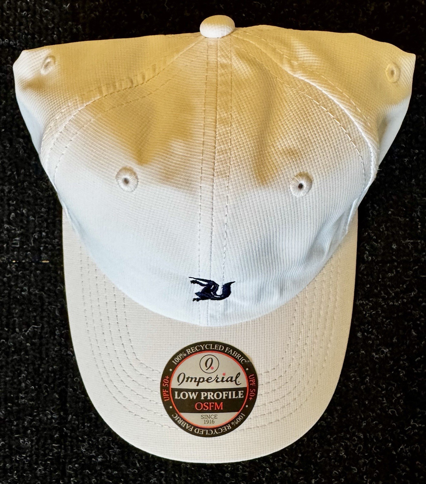 Everglades Club - Palm Beach FL - NEW - White Imperial Lightweight Golf Hat