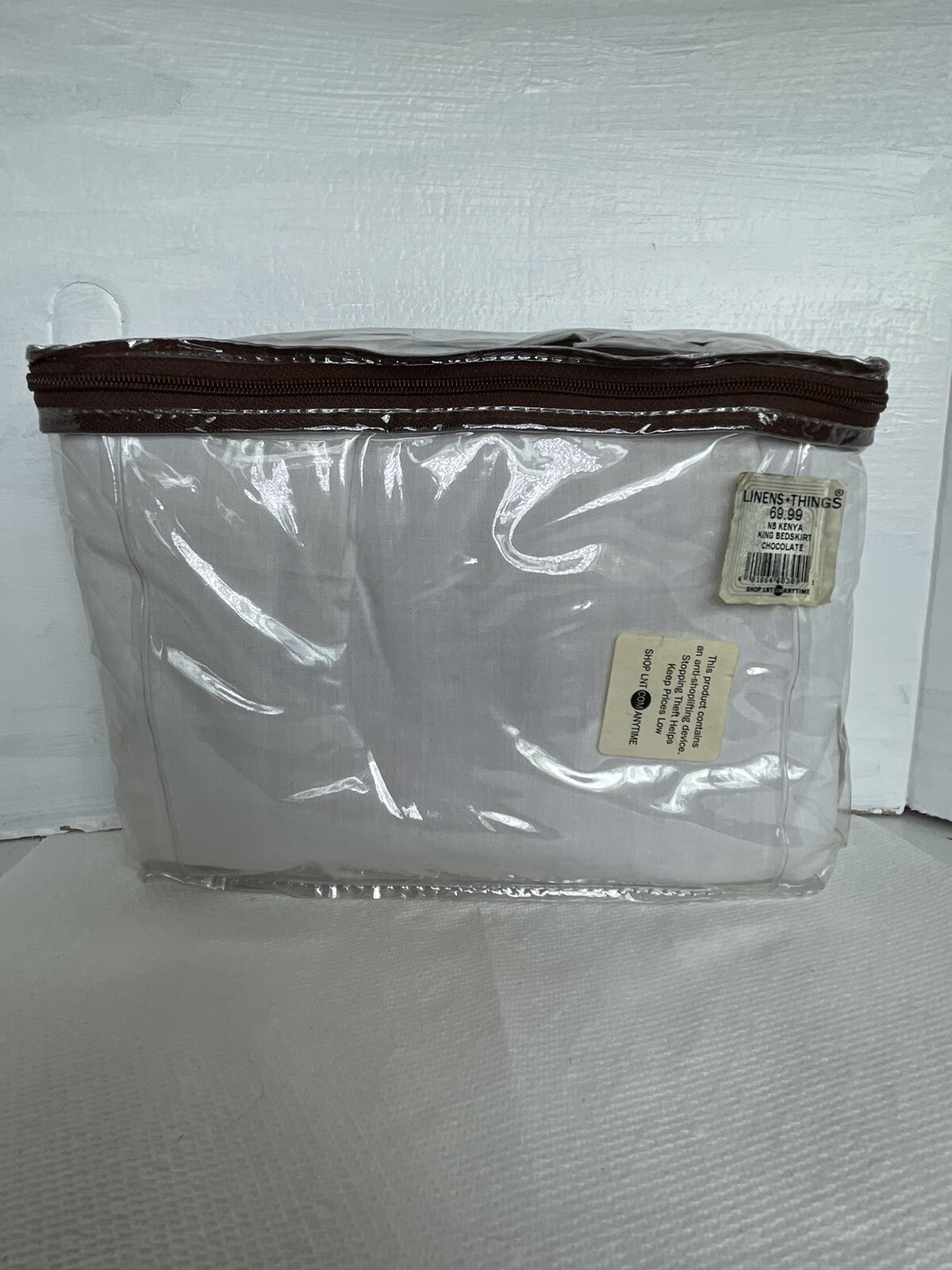 Lines  N Things Bed Skirt Chocolate NWT NB Kenya King Size